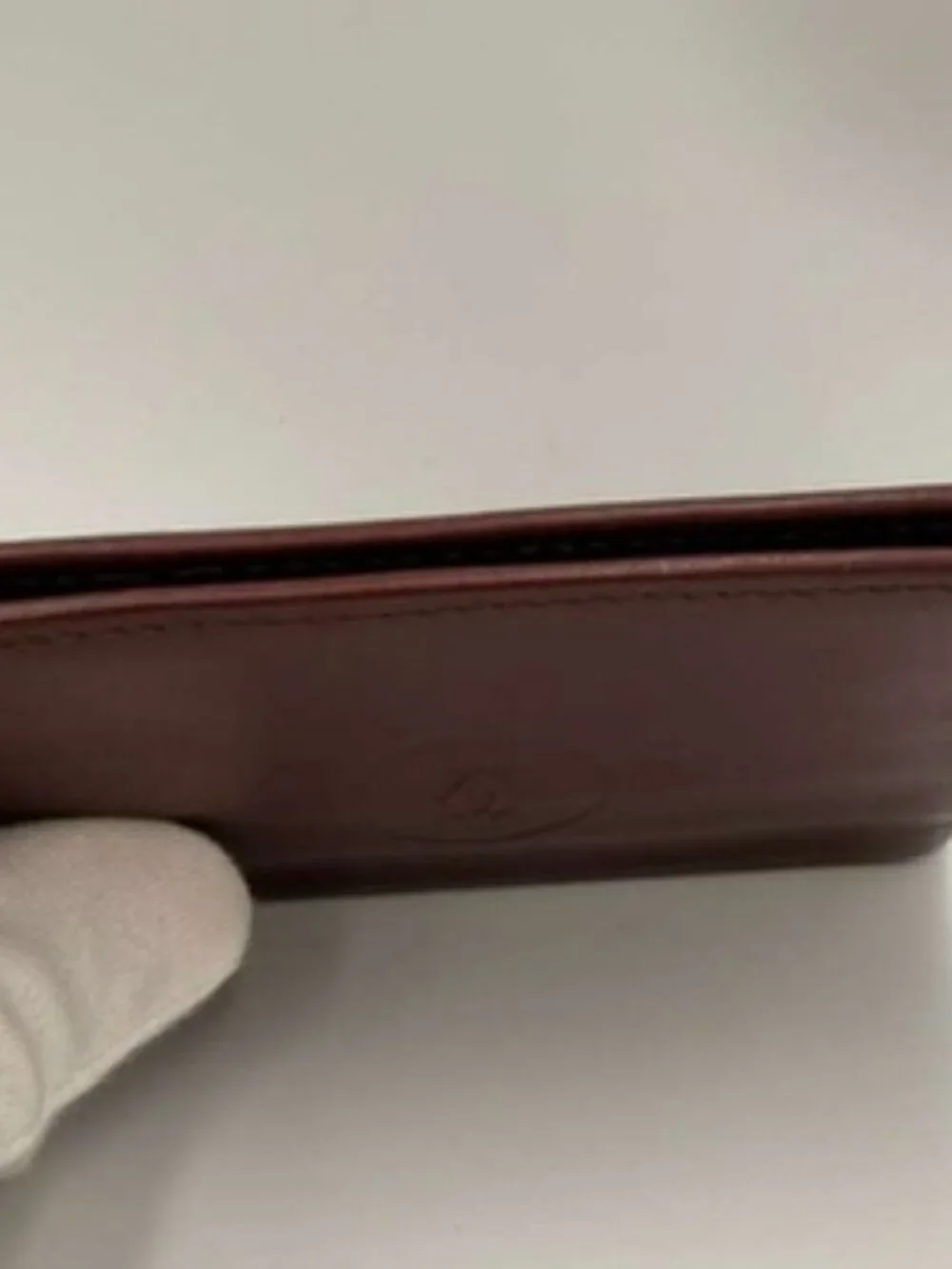 Cartier Must De Cartier Bifold Wallet Burgundy Leather
